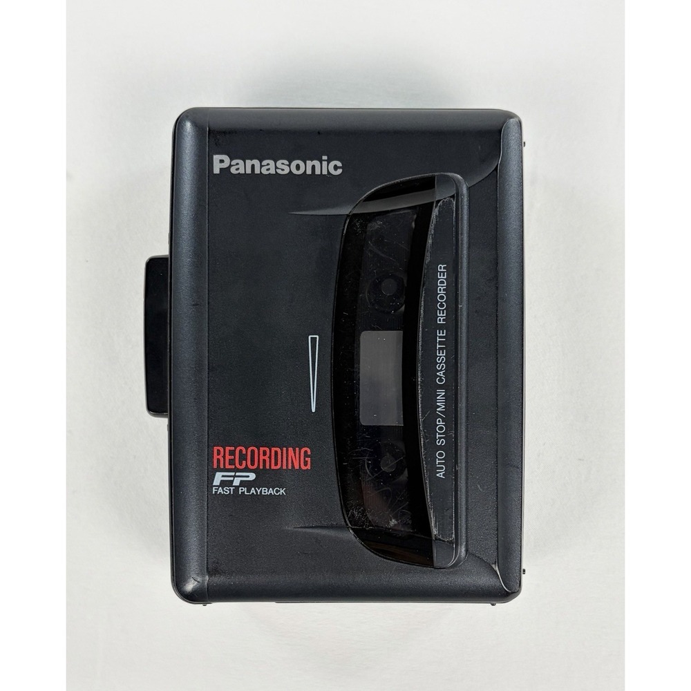 Panasonic RQ-L307 Mini Cassette Recorder Player Auto Stop Vintage Not Tested